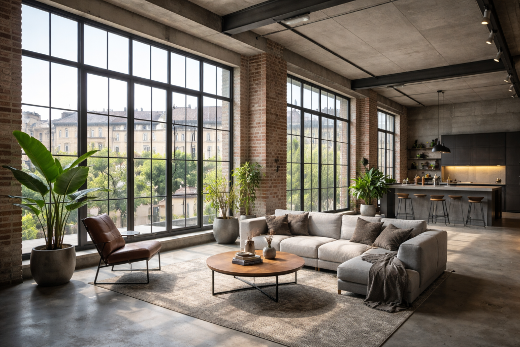 Découvrez comment créer des baies vitrées "atelier" en aluminium sur mesure pour un loft réhabilité à Lyon.